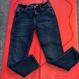 Old Navy High Rise Vintage Slim Women's Jeans, Medium Wash, Size 0
